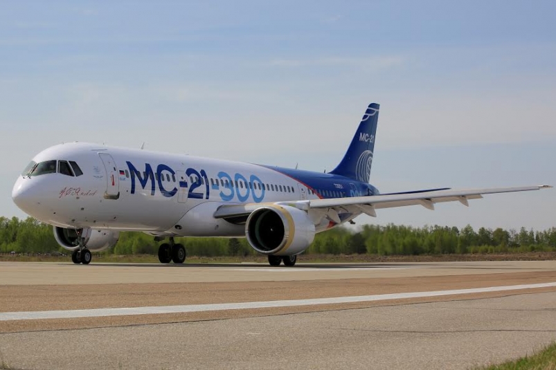 Самолет МС-21 совершил первый полет в Иркутске