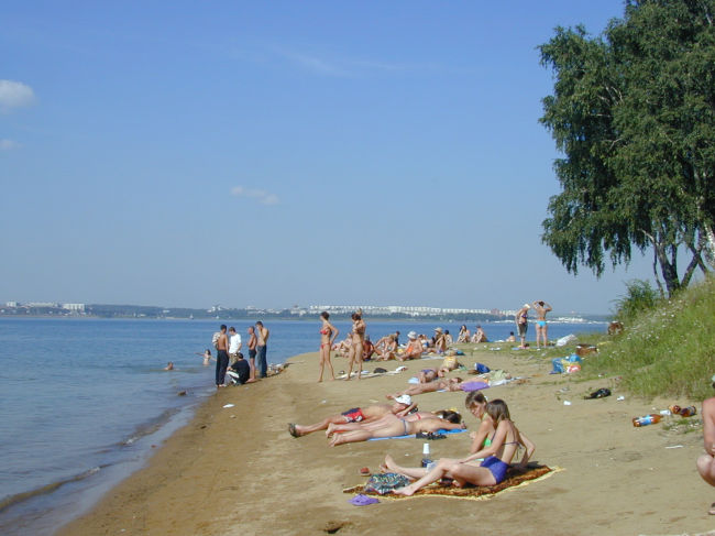 Бесплатный пляж на заливе Якоби в Иркутске откроется в середине июня