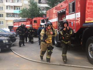На пожаре в Иркутске спасены 26 человек