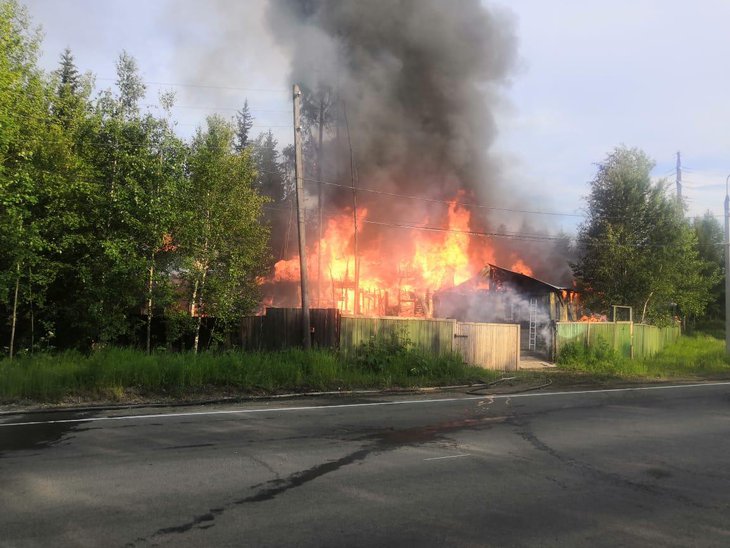 Религиозный центр горел в Усть-Илимске