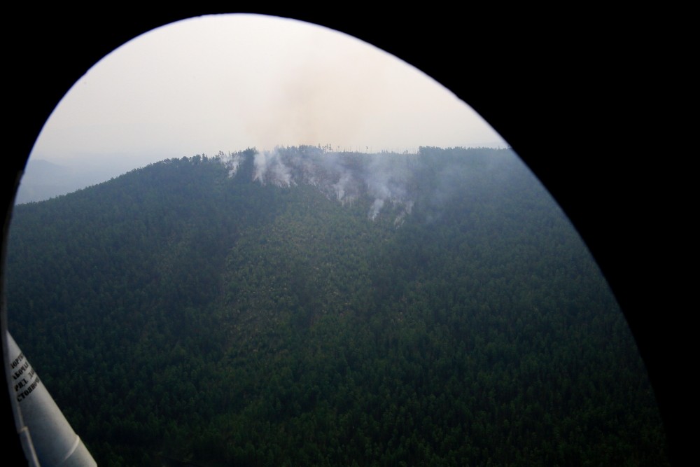 Искусственный дождь вызвали в Чунском районе для тушения лесных пожаров