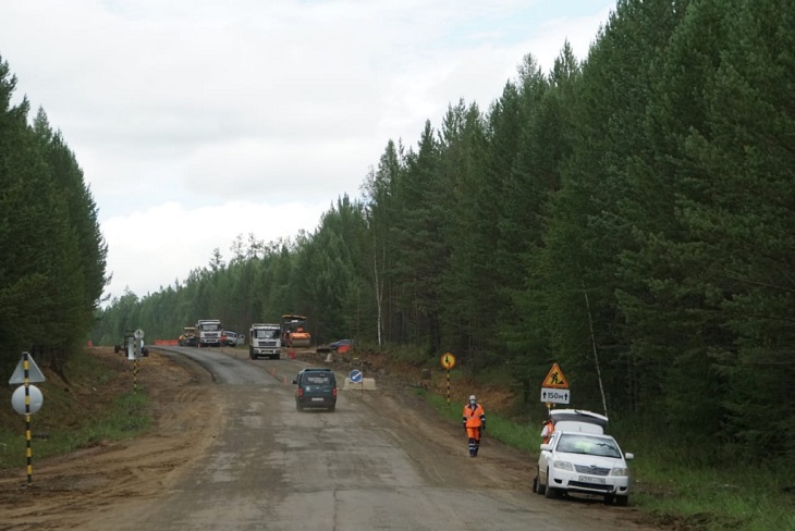 В Иркутской области продолжат капитальный ремонт автодороги до Усть-Илимска