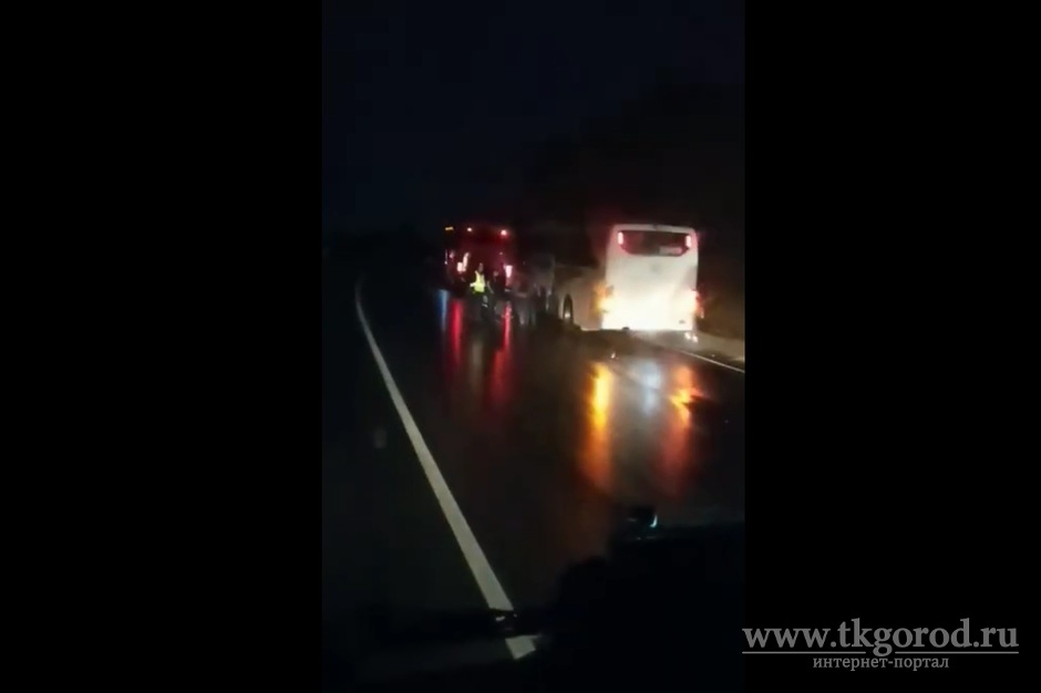В Братском районе в аварию попал междугородный автобус, следовавший из Иркутска