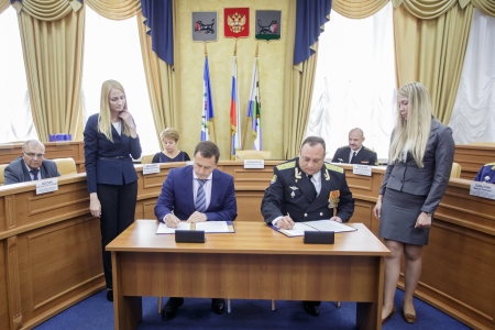 Соглашения о сотрудничестве заключила мэрия Иркутска с подразделениями Военно-Морского Флота