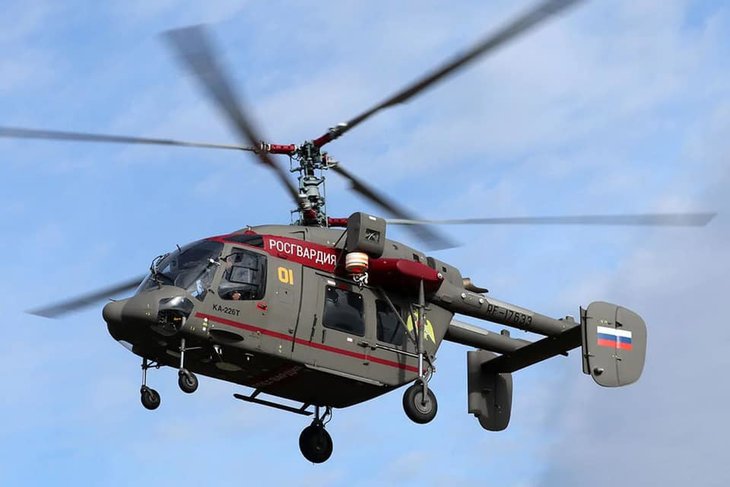 Росгвардия проводит тренировочные вертолетные полеты над Иркутском