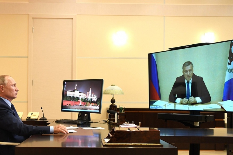 Врио губернатора задал вопрос президенту о законе "о сплошных рубках" возле Байкала