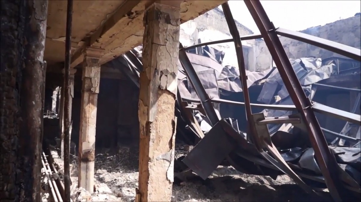 Жители городка ИВВАИУ: Заброшенные корпуса могли поджечь