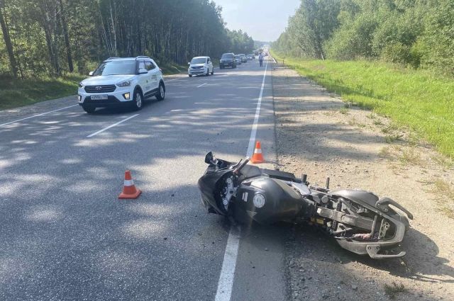 Под Ангарском погиб 29-летний мотоциклист