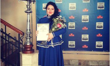 Алёна Михеенко за песню &#171;Ой, то не вечер&#187; получила в Иркутске диплом III степени