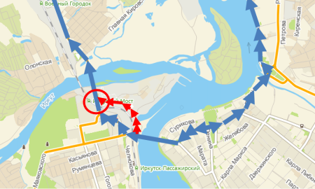 Движение по путепроводу по улице Джамбула в Иркутске будет ограничено