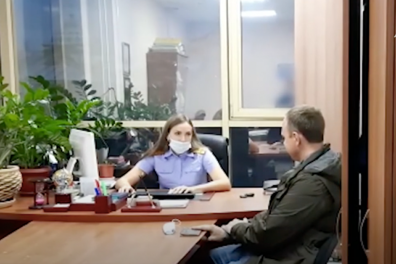 Следком разместил видео обысков и задержания депутата ЗС Приангарья Андрея Левченко