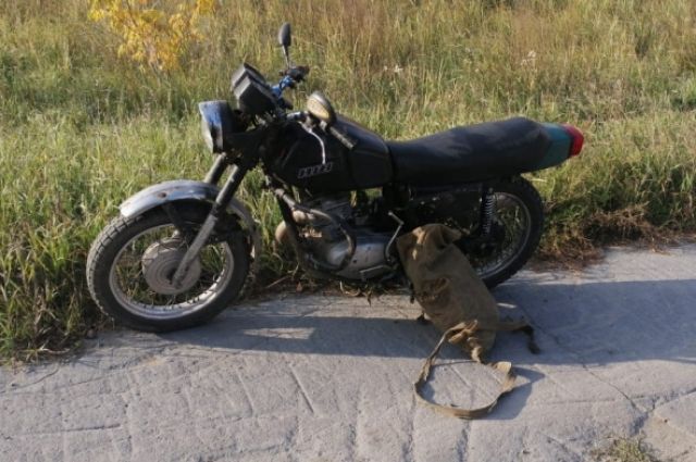 Мотоциклиста с рюкзаком марихуаны задержали в Ангарске
