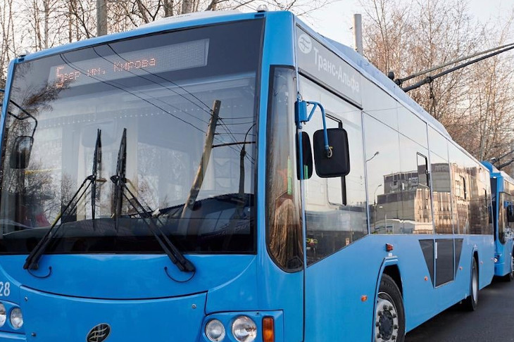 В Иркутске временно изменилась схема движения троллейбуса №5