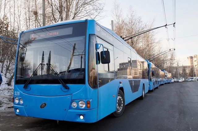 Троллейбус №5 в Иркутске именит свой маршрут из-за ремонта теплосети