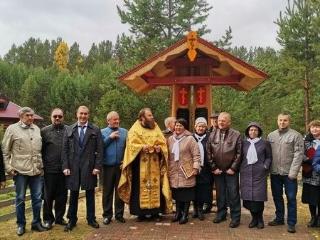 Крест в память об основателях села Моты установили в Иркутской области