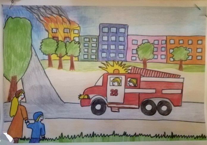 С огнём шутки плохи! Дети в Тайшетском районе рисовали пожарную безопасность
