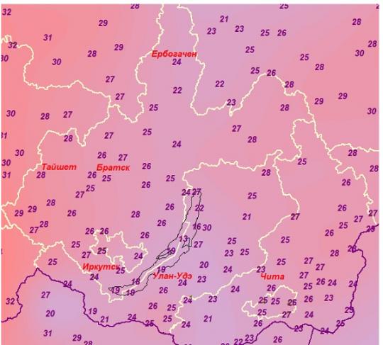 В Иркутскую область пришла жара и в ближайшее время не уйдёт