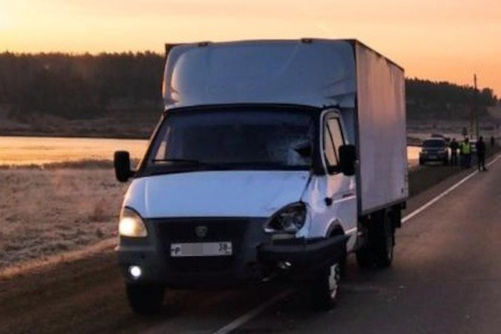 В Аларском районе на трассе «Сибирь» водитель «Газели» насмерть сбил пешехода