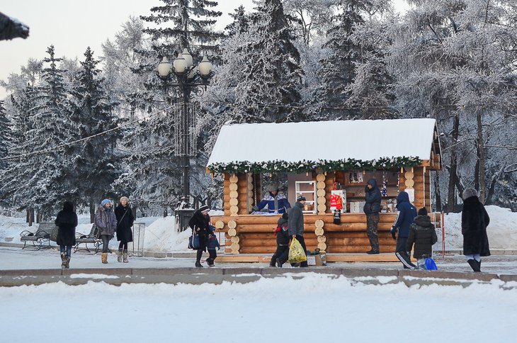 Резиденция Деда Мороза не будет работать на сквере Кирова из-за сложной эпидситуации