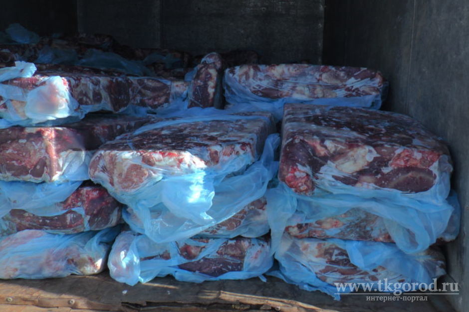 18 тонн говядины пытались провезти без сопроводительных документов через пост ГИБДД в Слюдянке