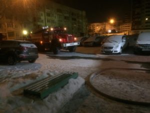 Двенадцать человек спасли на пожаре в десятиэтажном доме в Иркутске