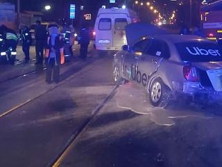Пассажирка такси пострадала в ДТП в Иркутске