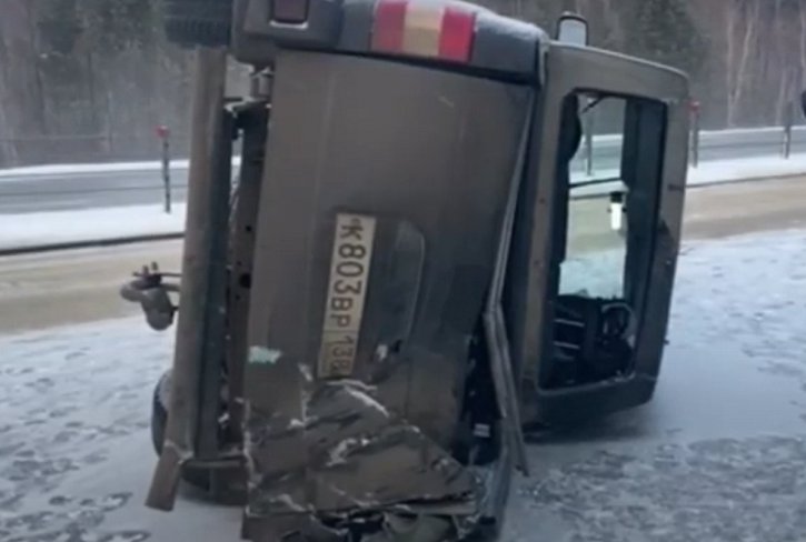 Водитель погиб при опрокидывании УАЗ «Патриот» в Ангарском районе