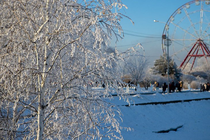 Мороз до -36 градусов и метель ожидаются в Иркутской области в выходные