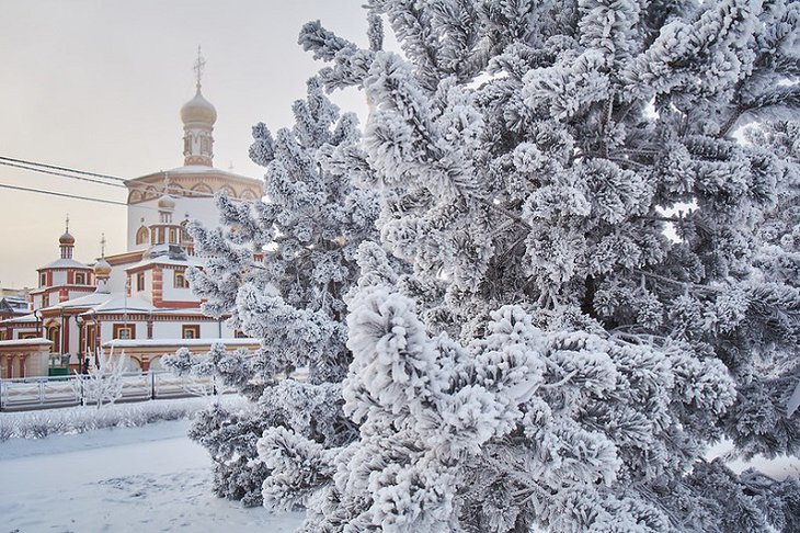 До -17 градусов ожидается в Иркутске днем 9 января