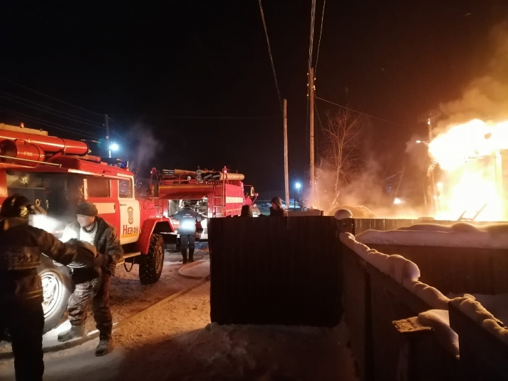 Двое мужчин погибли и один пострадал при пожаре в жилом доме в Усть-Илимском районе
