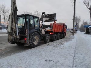 Более двух тысяч тонн снега вывезли с улиц Иркутска с начала 2021 года