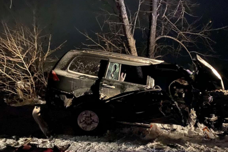 Водитель Mitsubishi погиб и пассажирка пострадала в ДТП в Черемховском районе