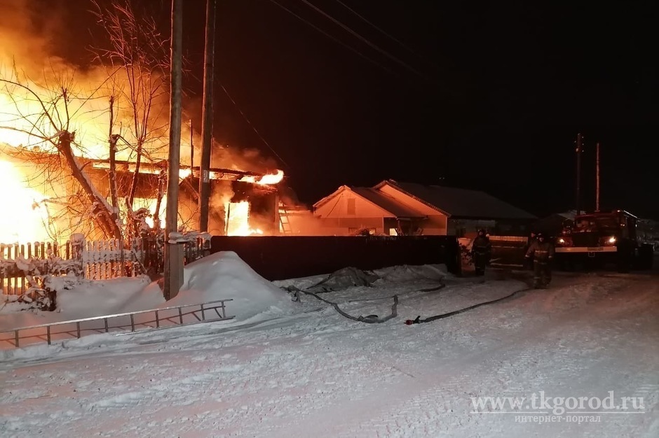 В Иркутской области в Усть-Илимском районе на пожаре погибли 2 человека