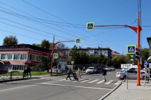 В Иркутской области в 2020 году оборудовали 157 пешеходных переходов