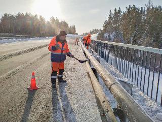 ФКУ Упрдор «Прибайкалье» проверяет зимнее состояние дорожных сооружений
