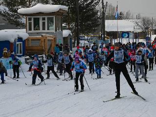 Сотрудники Богучанской ГЭС приняли участие в спортивном празднике «Лыжня России - 2021»