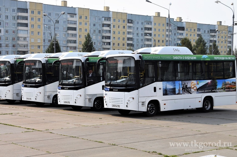 4 автобуса, работающих на газе, поступит в Братск в этом году