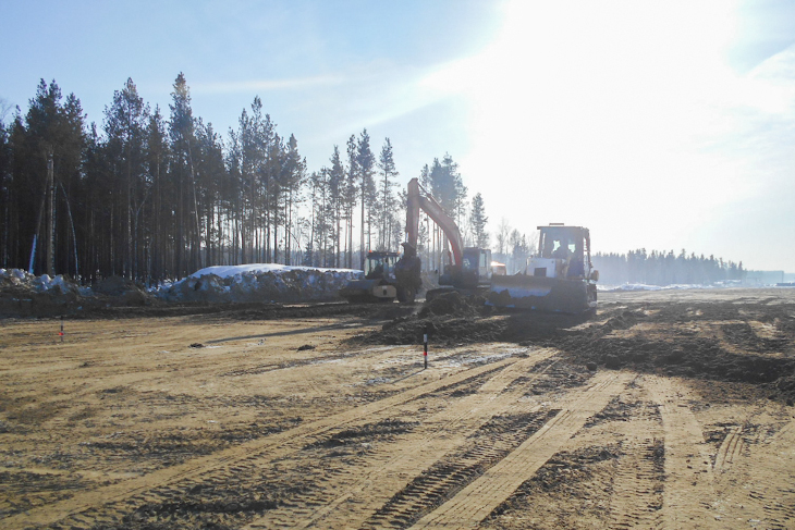 В Усольском районе возобновилиcь работы по строительству обхода города Усолья-Сибирского