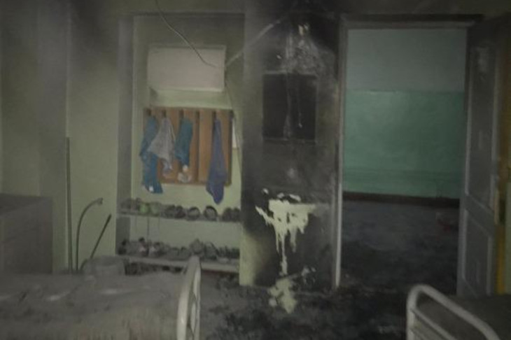 18 воспитанников эвакуировали при пожаре в интернате №8 Иркутска для незрячих и слабовидящих