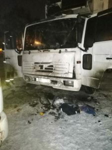 48-летний мужчина найден погибшим в сгоревшем грузовом Volvo на Лермонтова в Иркутске