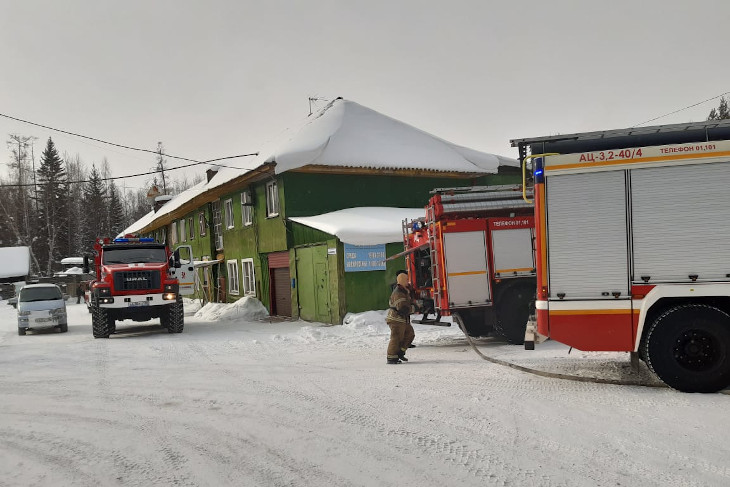 Здание религиозной организации горело в Усть-Илимске