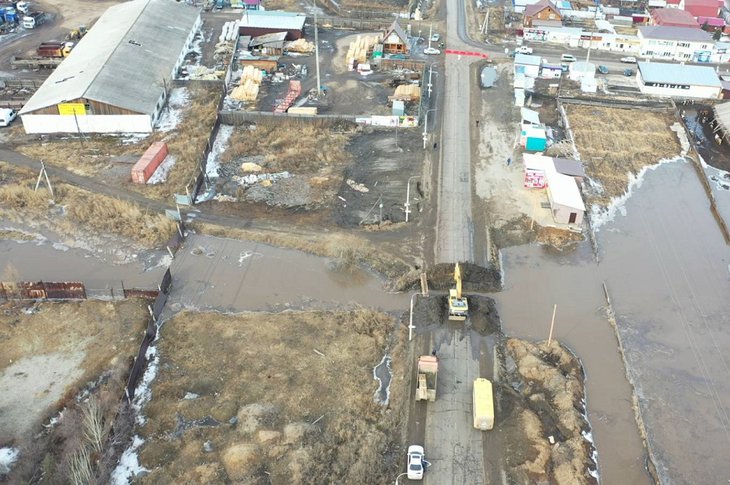 Количество подтопленных участков в Иркутской области сократилось на 61