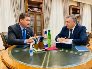 Игорь Кобзев и Андрей Чернышев обсудили вопросы развития Братска