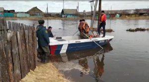 Река вышла из берегов и подтопила участки в поселке Залари Иркутской области