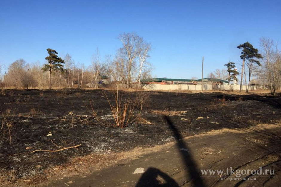 В Ангарске два мальчика 6 и 8 лет устроили пожар на пустыре вблизи жилых домов