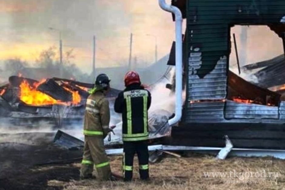 Три человека погибли на пожарах в минувшие сутки в Иркутской области