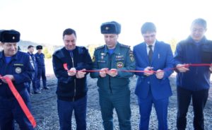 Здание пожарного депо открыли в Усть-Илимском районе