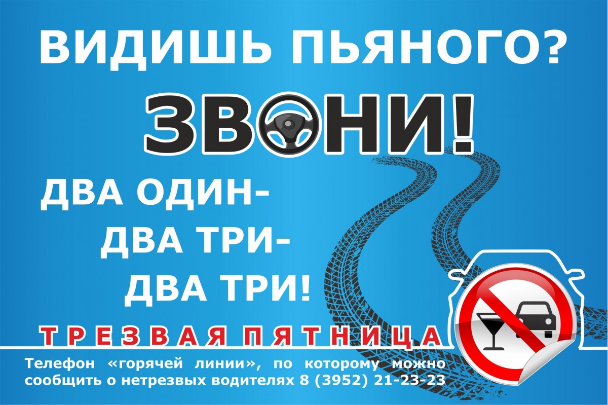 За десять дней жители Иркутска сообщили в полицию о 132 нетрезвых водителях