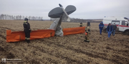 В Иркутской области упал самодельный самолёт. Погибло два человека