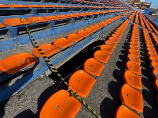 Эксперты не выявили нарушений на стадионе "Металлург" в Братске, где обрушилась трибуна
